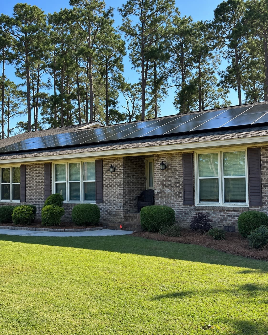 Roof and solar crew project in progress